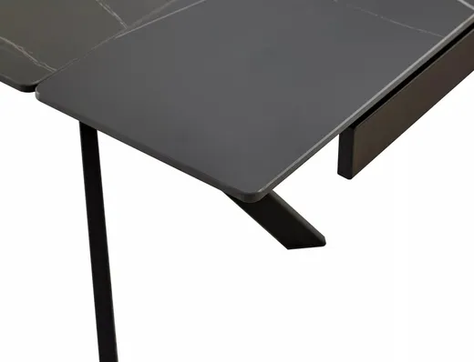 Stół rozkładany IMPERIA 160/220x90 - czarny