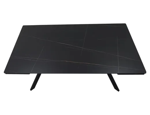 Stół rozkładany IMPERIA 160/220x90 - czarny