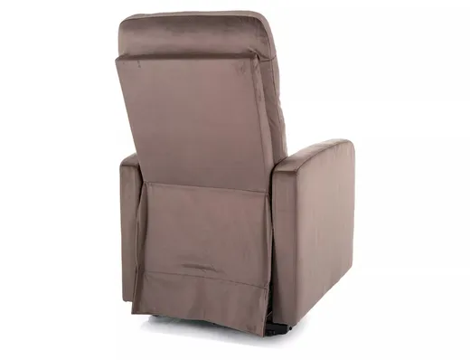 Fotel rozkładany OTUS Velvet - cappuccino Bluvel 38