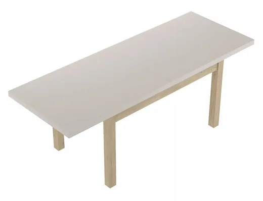 Stół rozkładany PRESTO 140/218x80 - kaszmir/dąb cremona torro