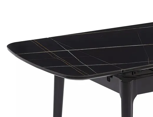Stół rozkładany SENTO 120/180x80 - czarny mat