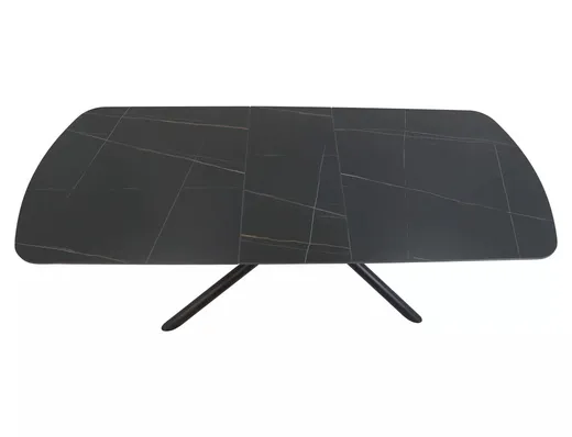 Stół rozkładany VECTOR 160/200x90 - czarny mat