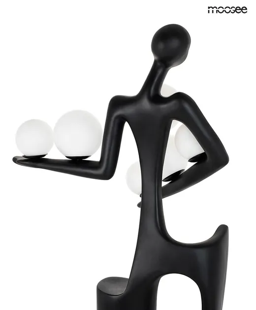 MOOSEE Lampa podłogowa HUMAN DREAMER - czarny