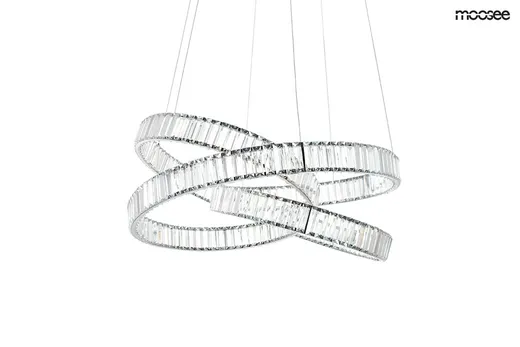 MOOSEE Lampa wisząca WAVE 80 - chrom