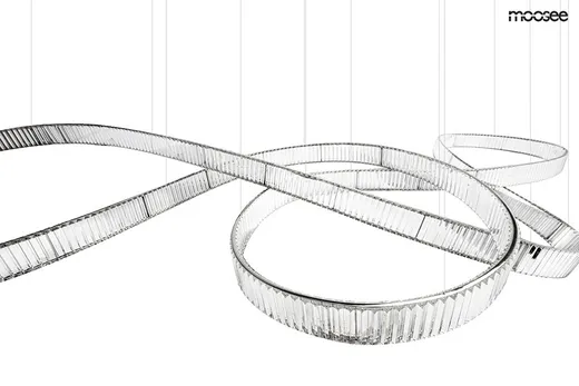 MOOSEE Lampa wisząca WAVE 380 - chrom