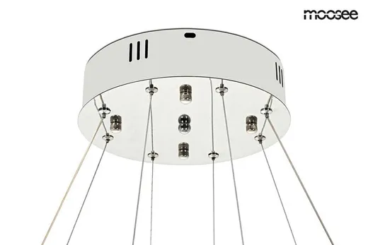 MOOSEE Lampa wisząca WAVE 160A - chrom