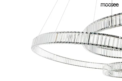 MOOSEE Lampa wisząca WAVE 160A - chrom