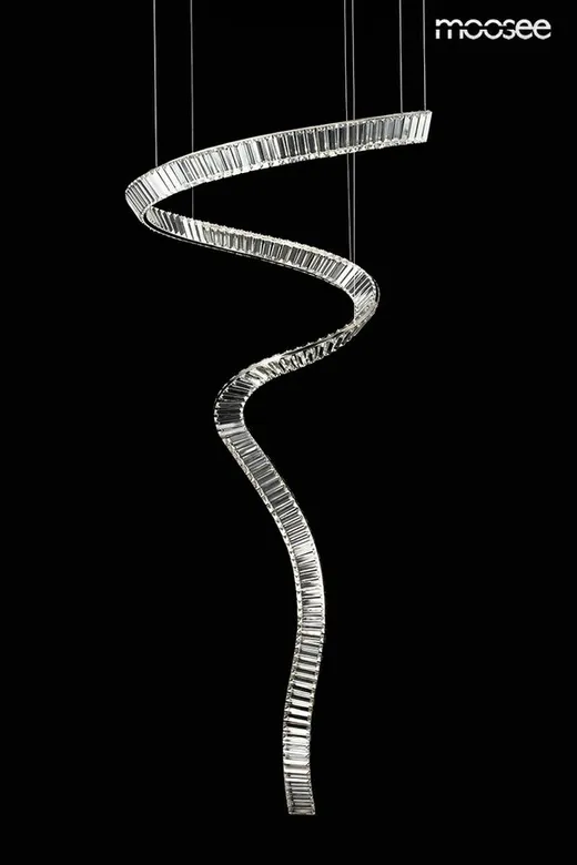 MOOSEE Lampa wisząca WAVE CORDON 1A - chrom