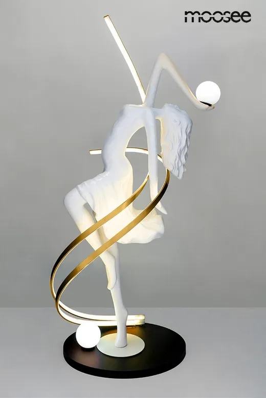 MOOSEE Lampa podłogowa DANCING QUEEN - biały