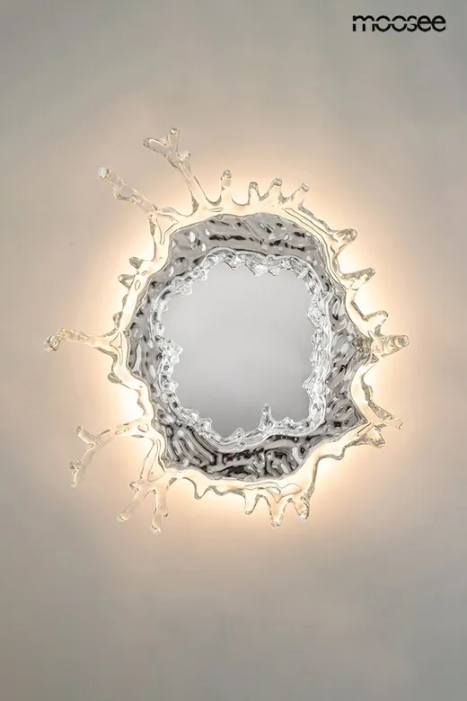 MOOSEE Lampa ścienna SPLASH M - srebrny