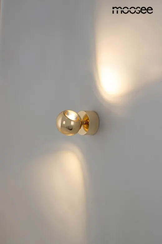 MOOSEE Lampa ścienna EOS - złoty