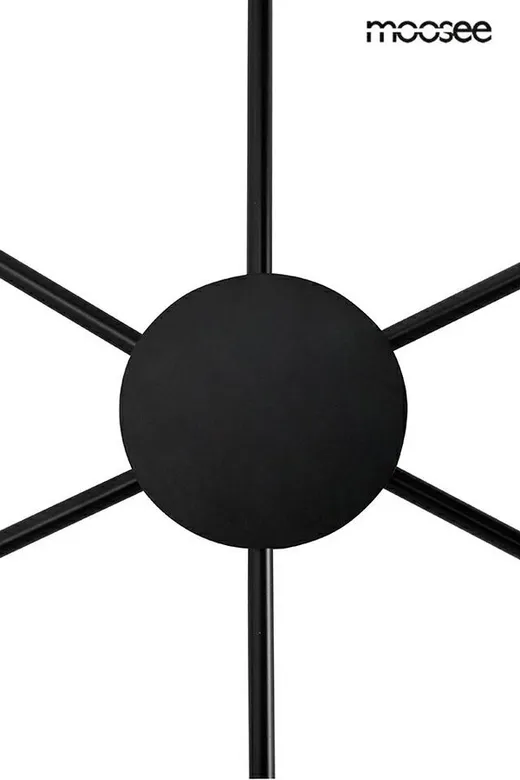 MOOSEE Lampa ścienna SHADOW 6 - czarny