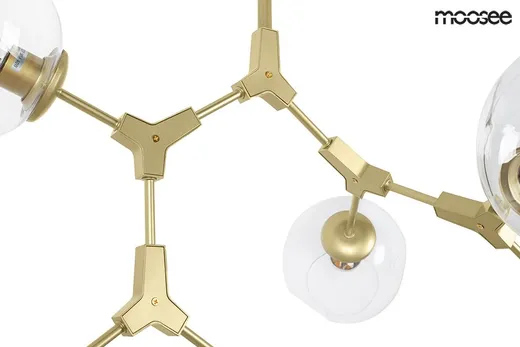 MOOSEE Lampa wisząca SPLIT 6 - złoty