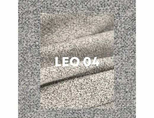 Krzesło obrotowe tapicerowane AZALIA Leo - czarny/szary Leo 04
