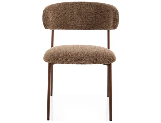 Krzesło tapicerowane ELTON D - orzech/cappuccino 45 Noelle
