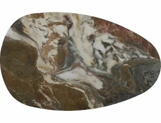 Ława GUSTO A 118x73 - brąz połysk/miedziany