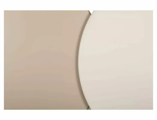 Ława okrągła NOEMI 80 cm - beżowy