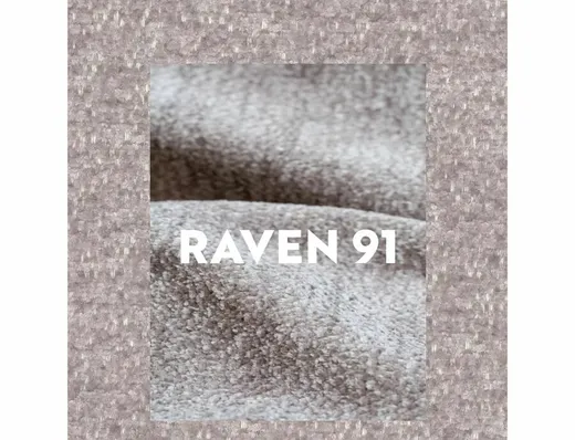 Łóżko tapicerowane z pojemnikiem EMMA Raven 90x200 - pudrowy róż