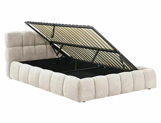Łóżko z pojemnikiem PARMA Raven 140x200 - beżowy Raven 24