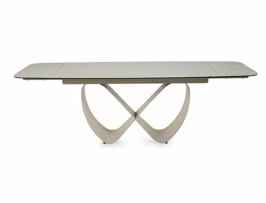 Stół rozkładany INFINITY CERAMIC 160/240x95 - beżowy/kaszmir