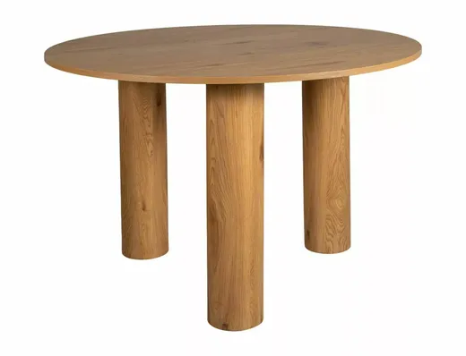Stół okrągły MONTANA 120 cm - dąb