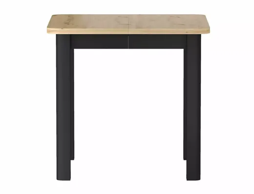 Stół rozkładany OSKAR 80/200x80 - dąb artisan/czarny
