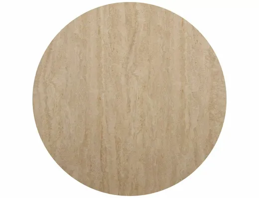 Stół okrągły TALIA 90 cm - beż mat/kaszmir