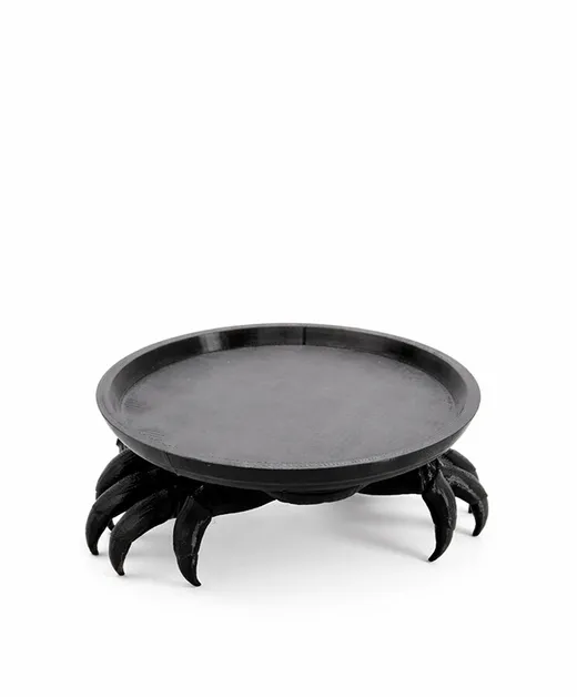 Taca dekoracyjna SHP CRAB - czarny