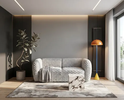 Sofa 2-osobowa MALTA - popielaty