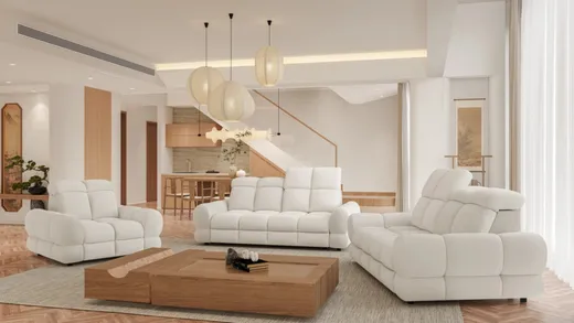 Sofa 3-osobowa TOLLO 3E z wysuwanym siedziskiem