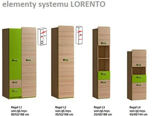 Szafka nocna LORENTO L12