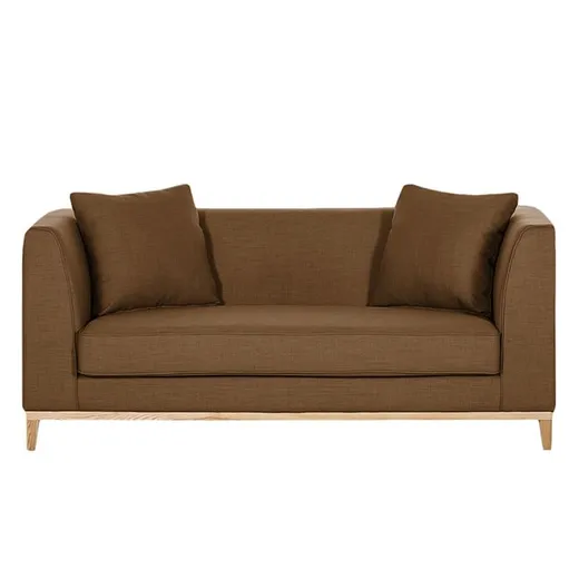 Sofa nowoczesna 2-osobowa LILY - brązowy
