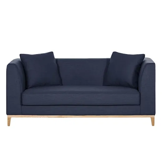 Sofa nowoczesna 2-osobowa LILY - niebieski