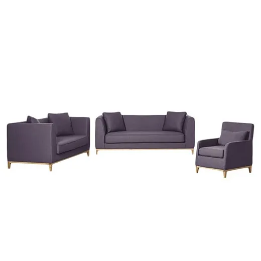 Sofa nowoczesna 2-osobowa LILY - fioletowy