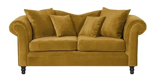 Sofa 2-osobowa GRYF - żółty
