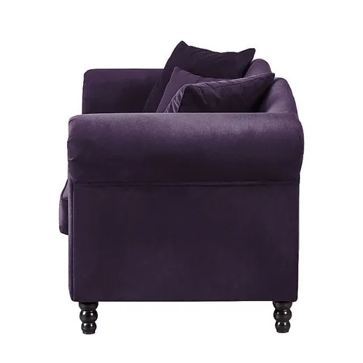 Sofa 3-osobowa GRYF - fioletowy