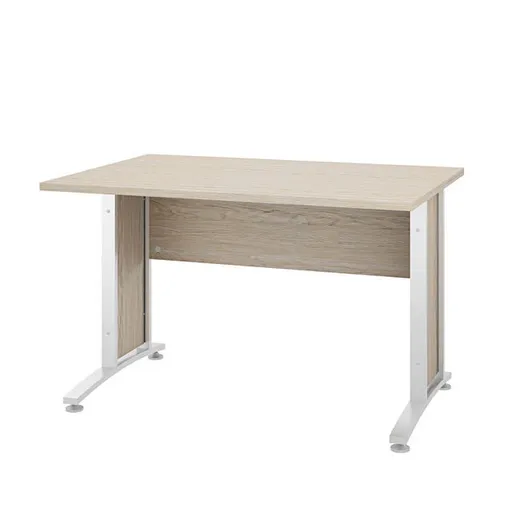 Biurko PRIMA 120 - dąb sonoma/biały