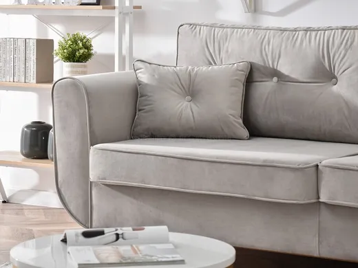Sofa rozkładana BLINK - beżowy/buk
