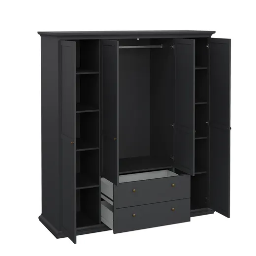 Szafa PARIS 4+2 - szary mat