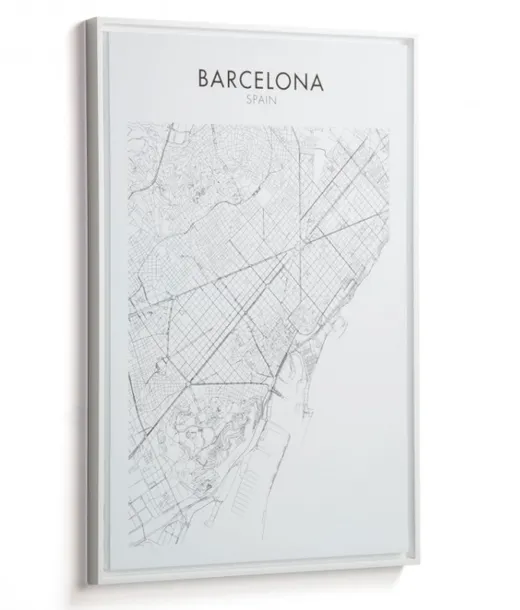 Plakat BARCELONA 50x70 - mapa