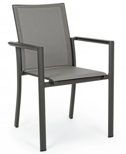 Krzesło ogrodowe KONNOR CHARCOAL