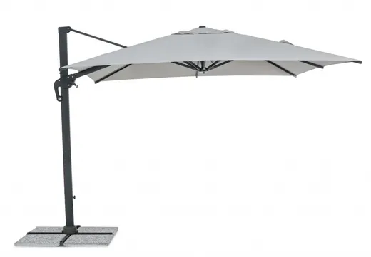 Ines parasol 3X3 w kolorze jasnoszarym