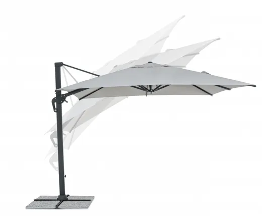 Ines parasol 3X3 w kolorze jasnoszarym