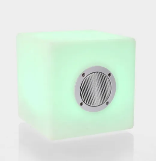 Lampa LED CUBE 20x20 z głośnikiem
