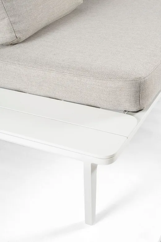 Sofa ogrodowa MATRIX - piaskowy/biały