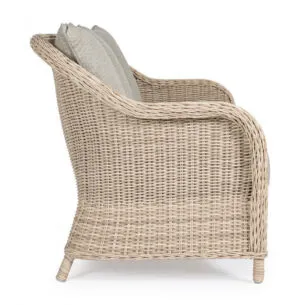 Sofa ogrodowa ADITYA - szary/naturalny