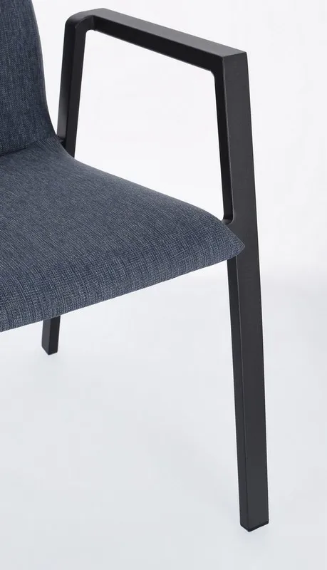 Krzesło ogrodowe ODEON CHARC-DENIM