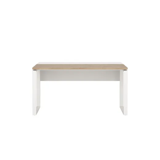 Biurko z przedłużeniem SIGN 150 cm - jackson hickory/biały mat