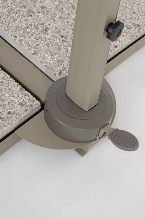 Parasol do ogrodu i na taras SARAGOZZA SAND 3x3