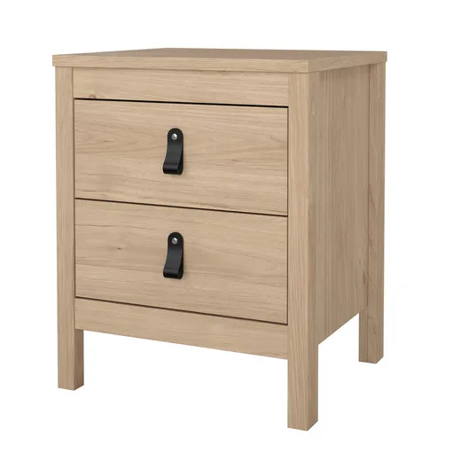 Szafka nocna MADRID 2 szuflady - jackson hickory mat